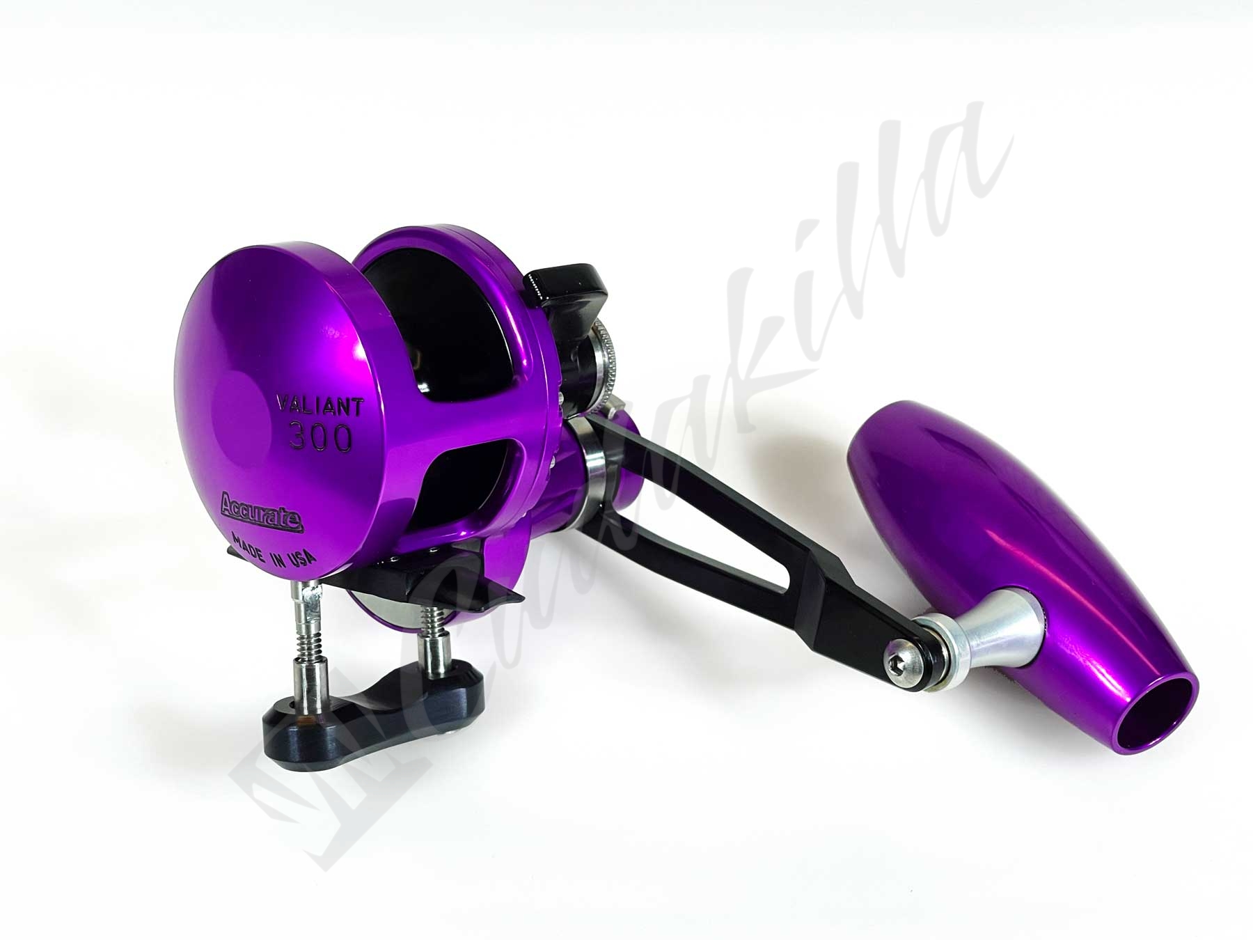 Accurate Boss Valiant Reels -Custom Purple/Black