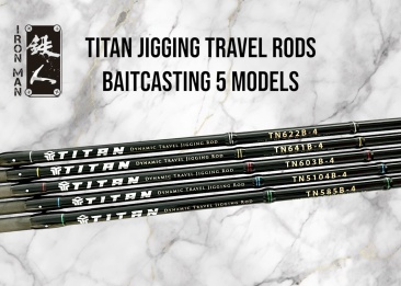 Ironman Titan Slow Pitch Travel Jigging Rods