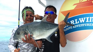 Prohunter Bibless Sinking Minnow with Maldives Giant Trevally