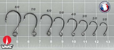 VMC 4X Single In-Line  Saltwater Hooks (Retail Pack of 10)